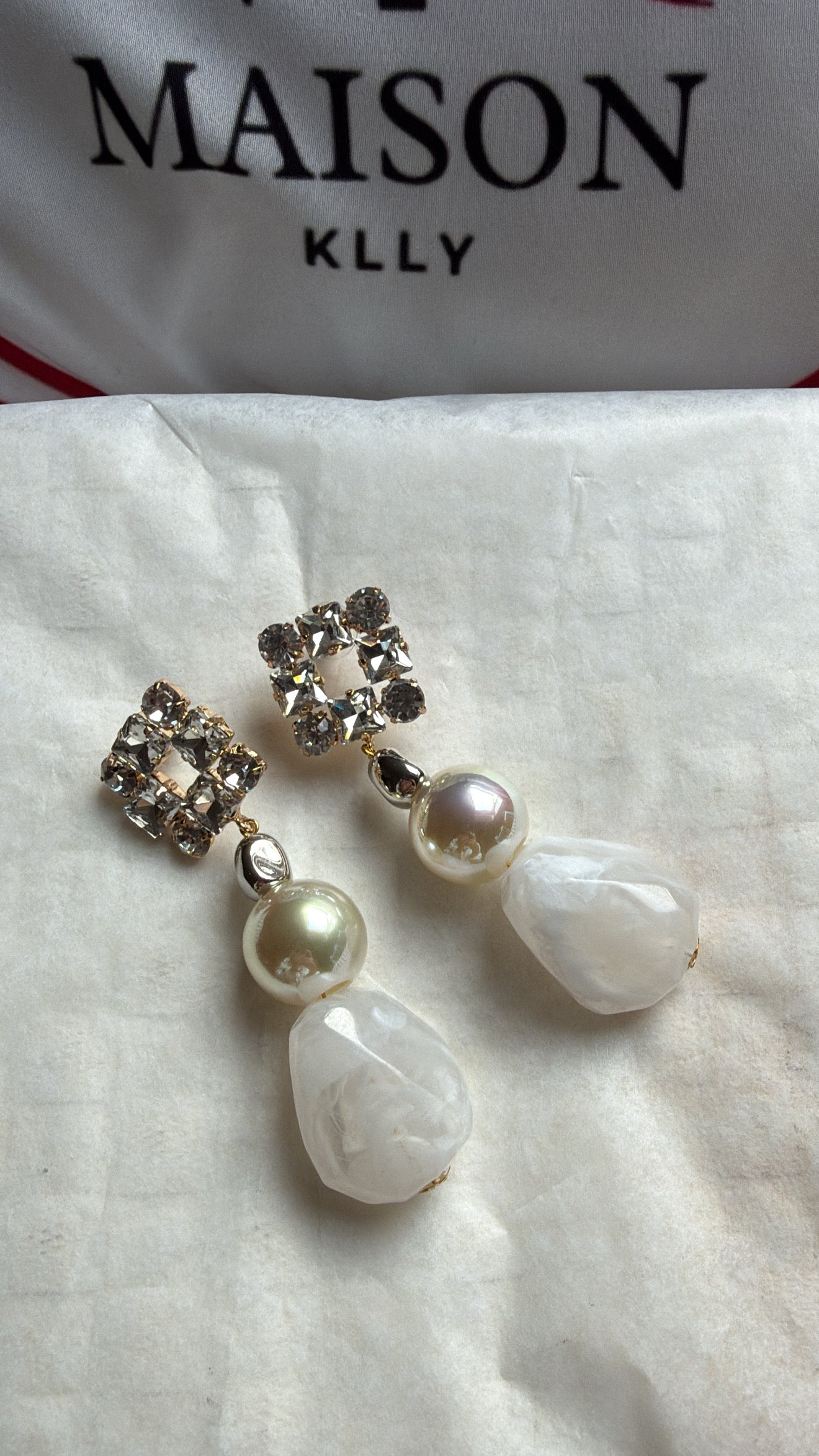 BOUCLES D’OREILLES PERLE - MaisonKLLY