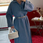 ROBE LONGUE EN JEANS - MaisonKLLY