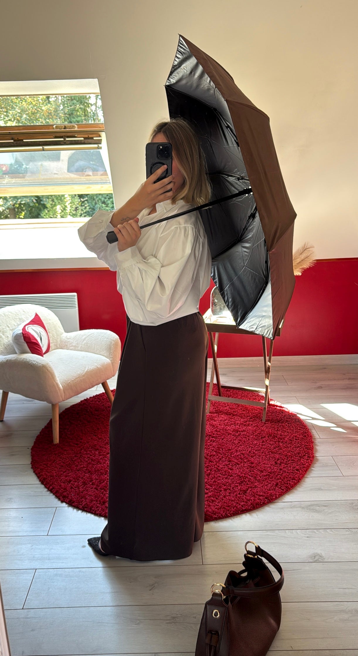 PARAPLUIE AUTOMATIQUE CHOCOLAT - MaisonKLLY