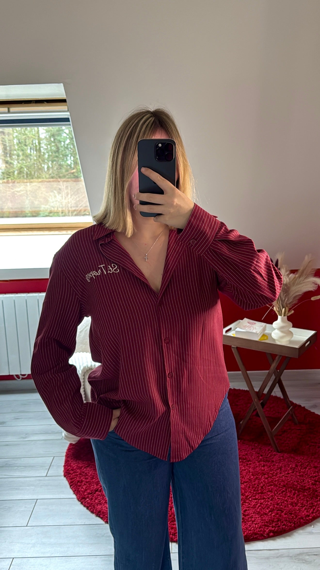 CHEMISE BORDEAUX ST-TROPEZ - MaisonKLLY