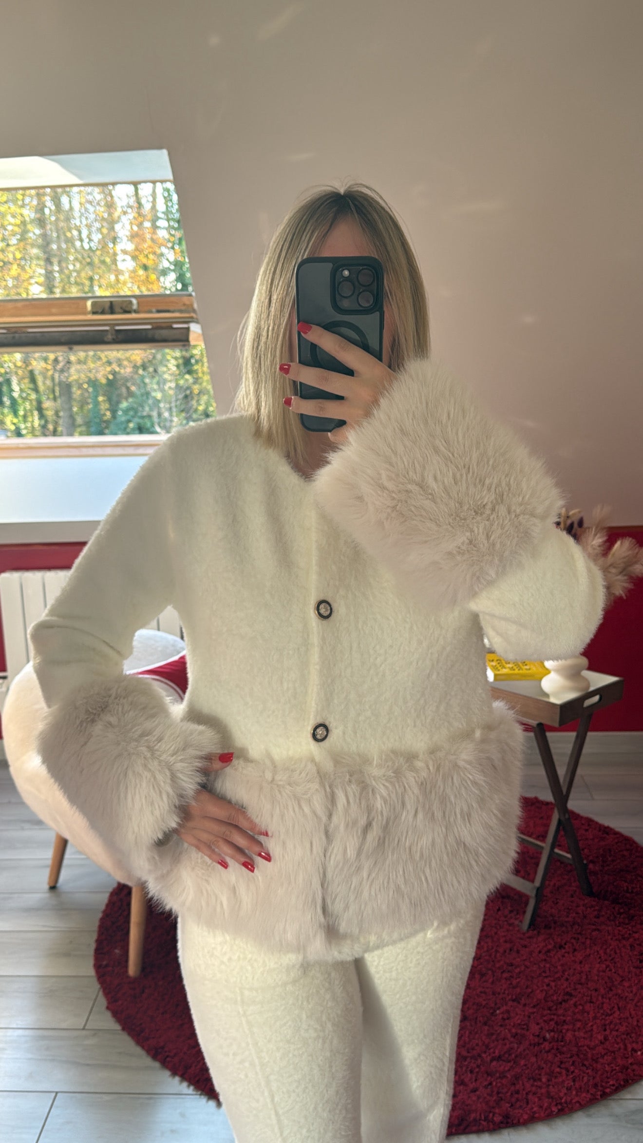 ENSEMBLE TOUT DOUX COTON BLANC - MaisonKLLY