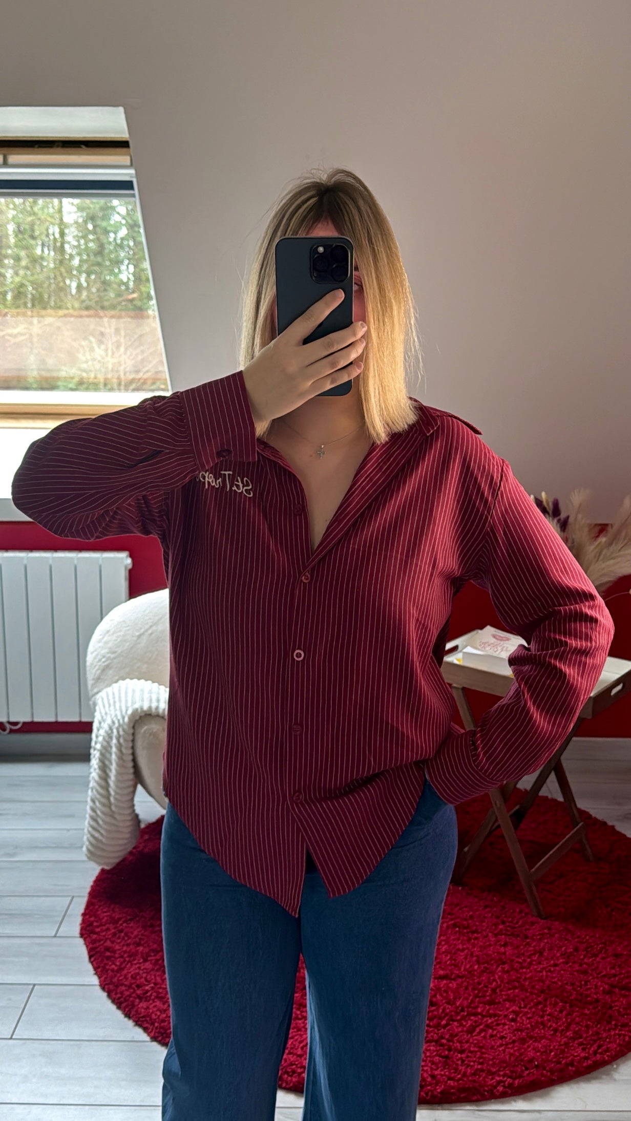 CHEMISE BORDEAUX ST-TROPEZ - MaisonKLLY