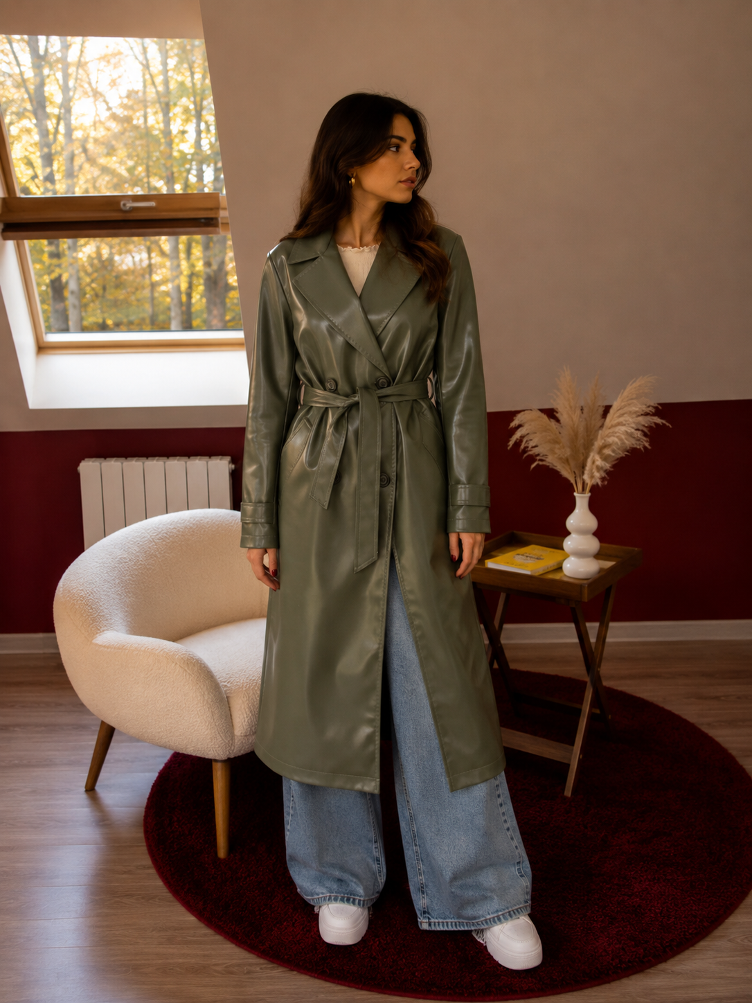 TRENCH SIMILICUIR (plusieurs couleurs) - MaisonKLLY
