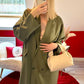 VESTE BLAZER OVERSIZE VERT - MaisonKLLY