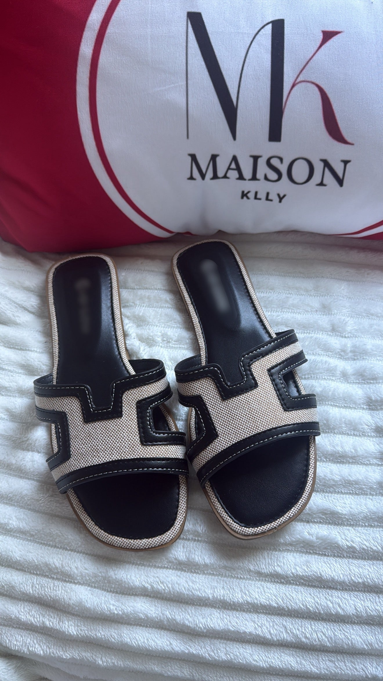 CLAQUETTES HENNA NOIR - MaisonKLLY