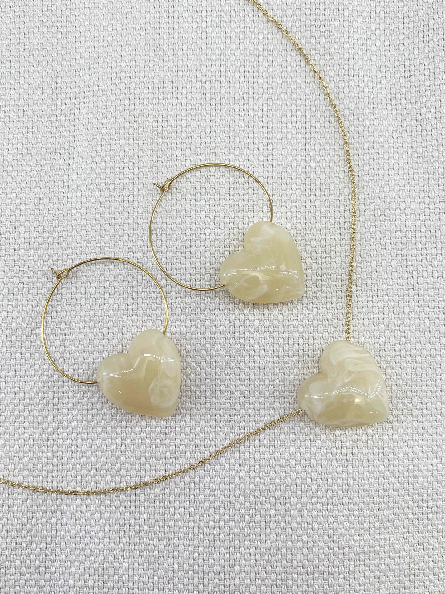 ENSEMBLE CŒUR BLANC - MaisonKLLY