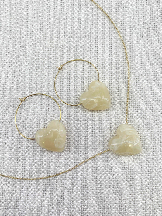 ENSEMBLE CŒUR BLANC - MaisonKLLY