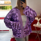 KIMONO SEQUIN PORTEFEUILLE VIOLET - MaisonKLLY