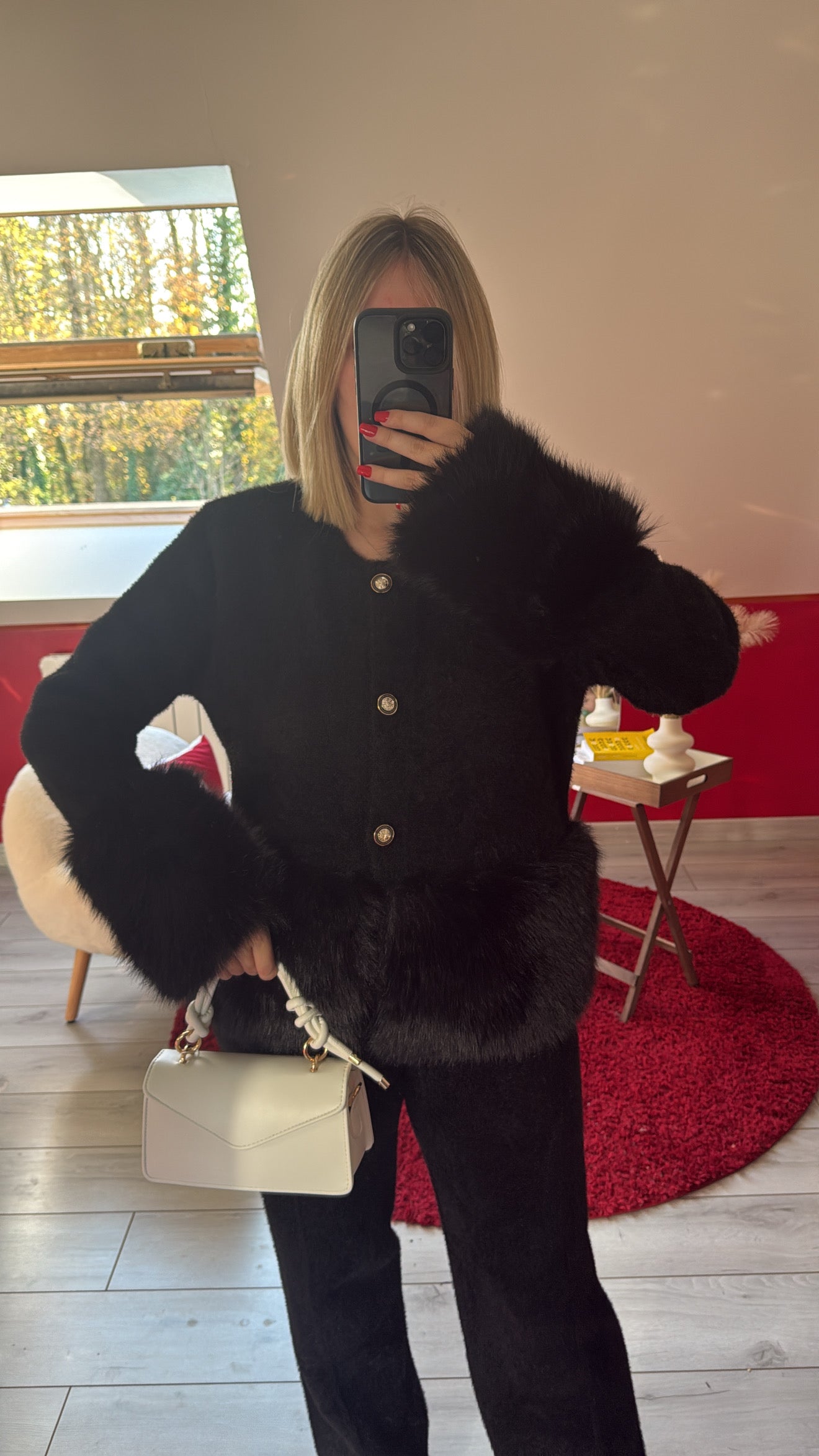 ENSEMBLE TOUT DOUX COTON NOIR - MaisonKLLY