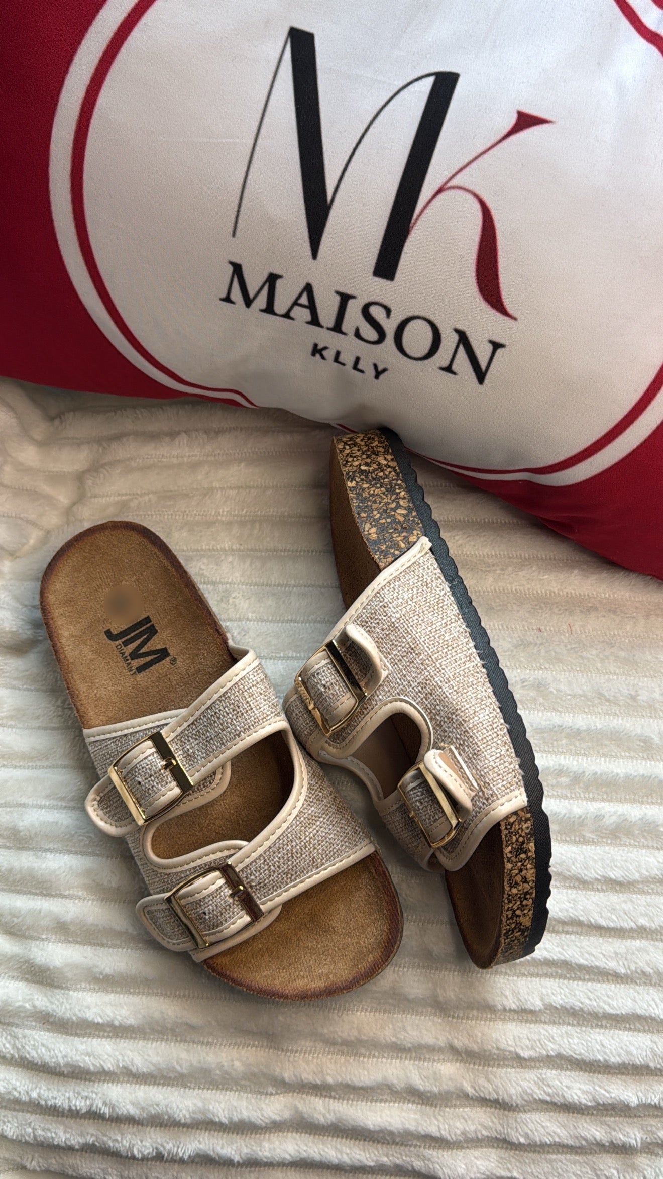 CLAQUETTES BONNA BEIGE - MaisonKLLY