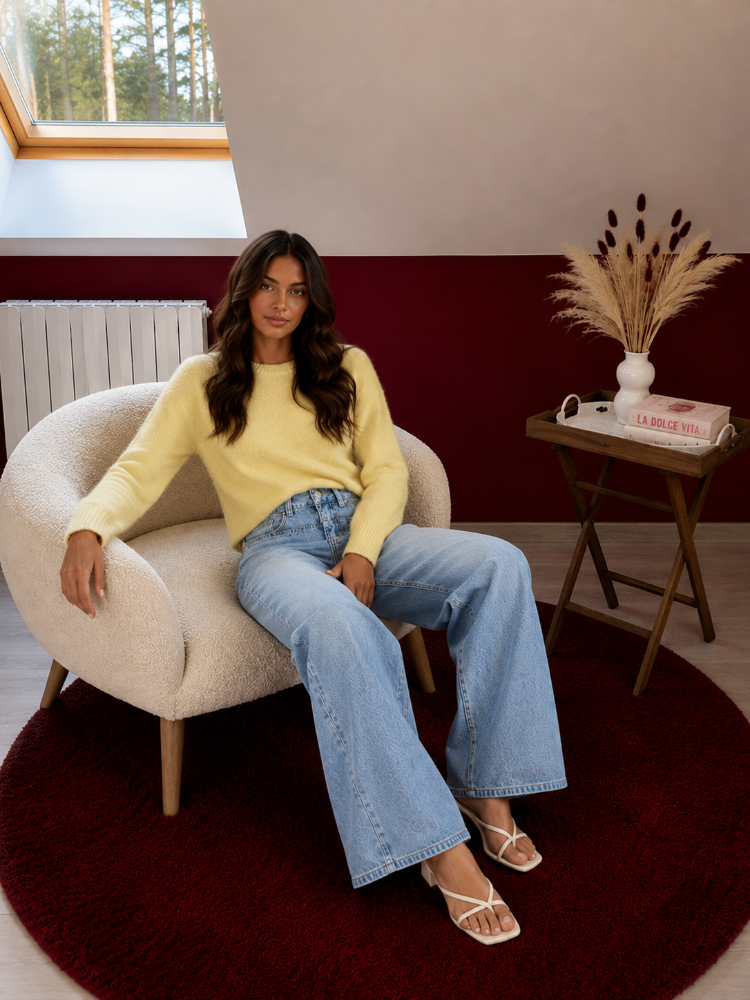 JEANS BALLOON BLEU
