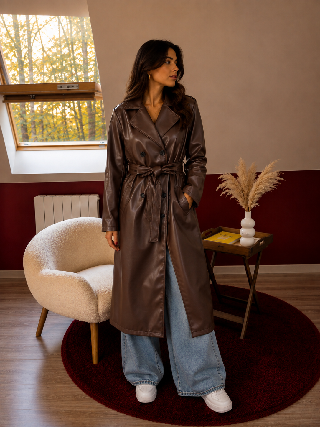 TRENCH SIMILICUIR (plusieurs couleurs) - MaisonKLLY