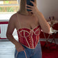 BUSTIER ROUGE - MaisonKLLY