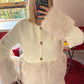 ENSEMBLE TOUT DOUX COTON BLANC - MaisonKLLY