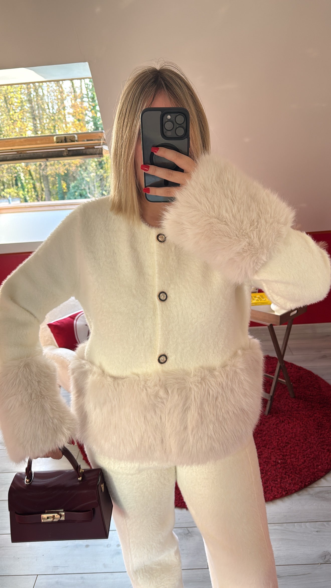 ENSEMBLE TOUT DOUX COTON BLANC - MaisonKLLY
