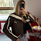 VESTE MOTARDE CHOCOLAT - MaisonKLLY