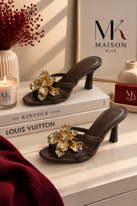 TALONS FLORA CHOCOLAT