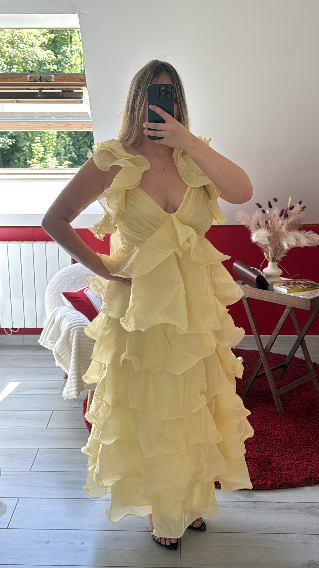 ROBE DE PRINCESSE JAUNE - MaisonKLLY