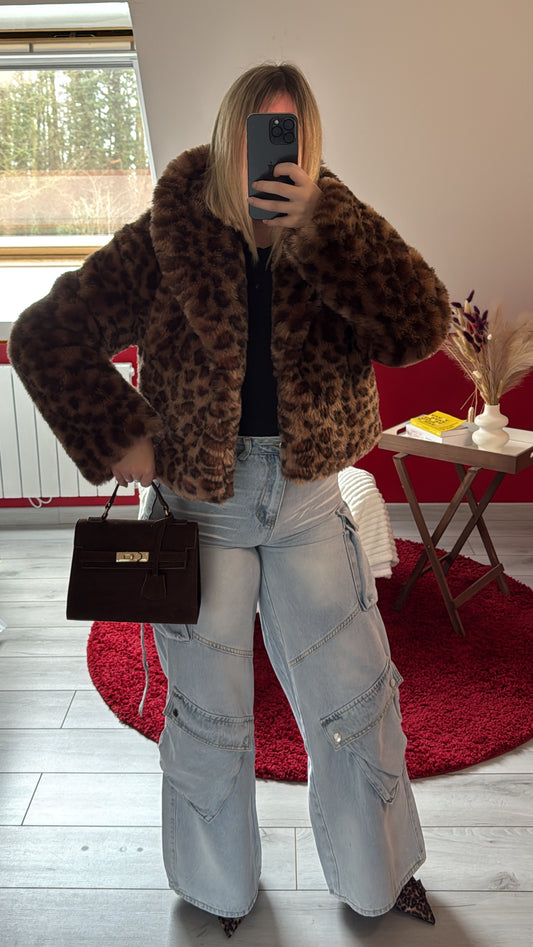 FOURRURE IMPRIMÉ LÉOPARD - MaisonKLLY