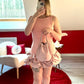 ROBE COMBI-SHORT ROSE - MaisonKLLY