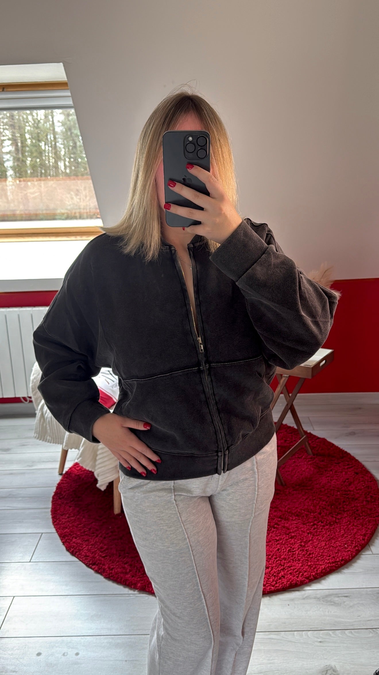 GILET NOIR EN COTON - MaisonKLLY