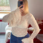 HAUT DENTELLE BEIGE - MaisonKLLY
