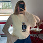 PULL SANS MANCHE OURS BEIGE - MaisonKLLY