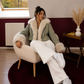 VESTE EN JEANS FOURRÉE - MaisonKLLY