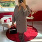 BLAZER OVERSIZE GRIS - MaisonKLLY