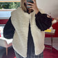 VESTE MOUMOUTE SANS MANCHE BLANCHE - MaisonKLLY