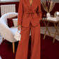 ENSEMBLE BLAZER CEINTRÉ (plusieurs couleurs)