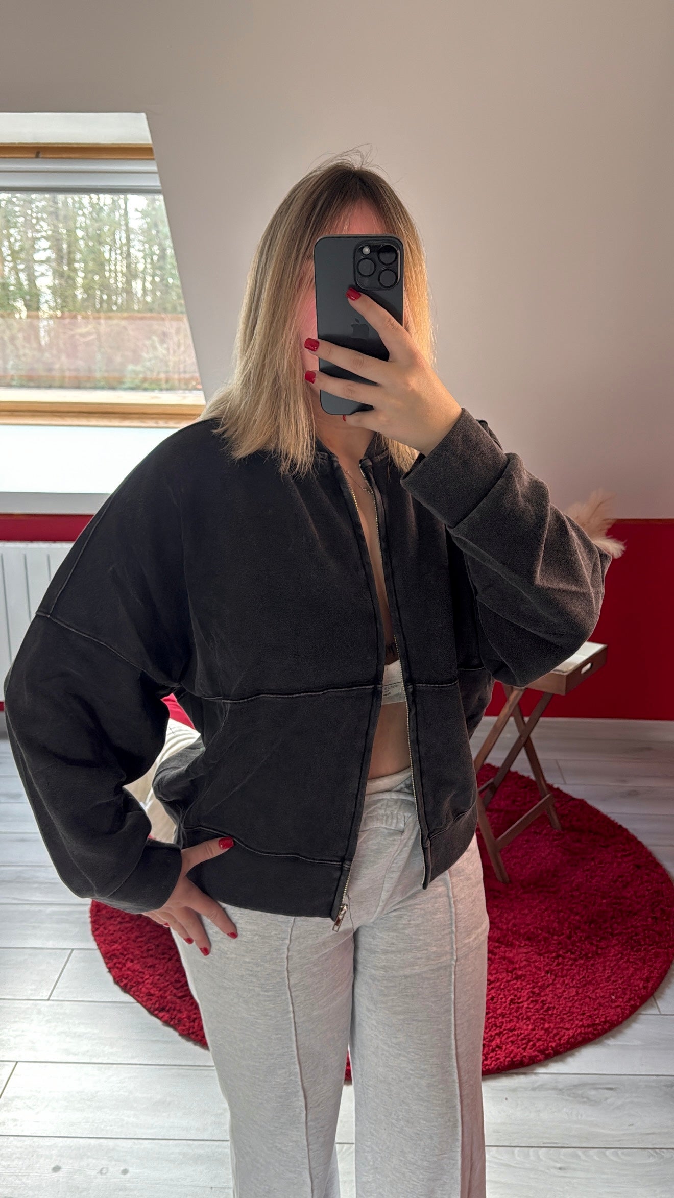 GILET NOIR EN COTON - MaisonKLLY