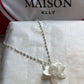 BRACELET PERLE FLEUR BLANCHE - MaisonKLLY