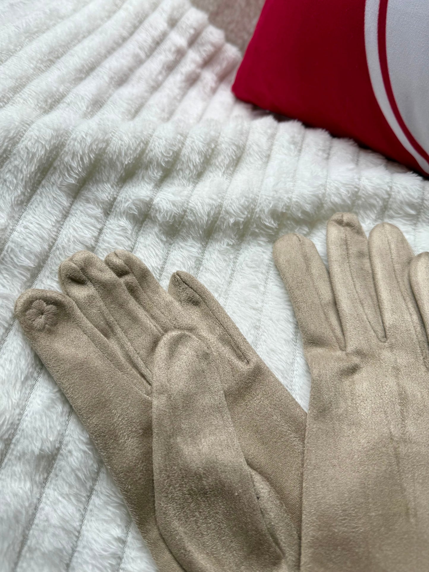 GANTS TACTILE BEIGE - MaisonKLLY