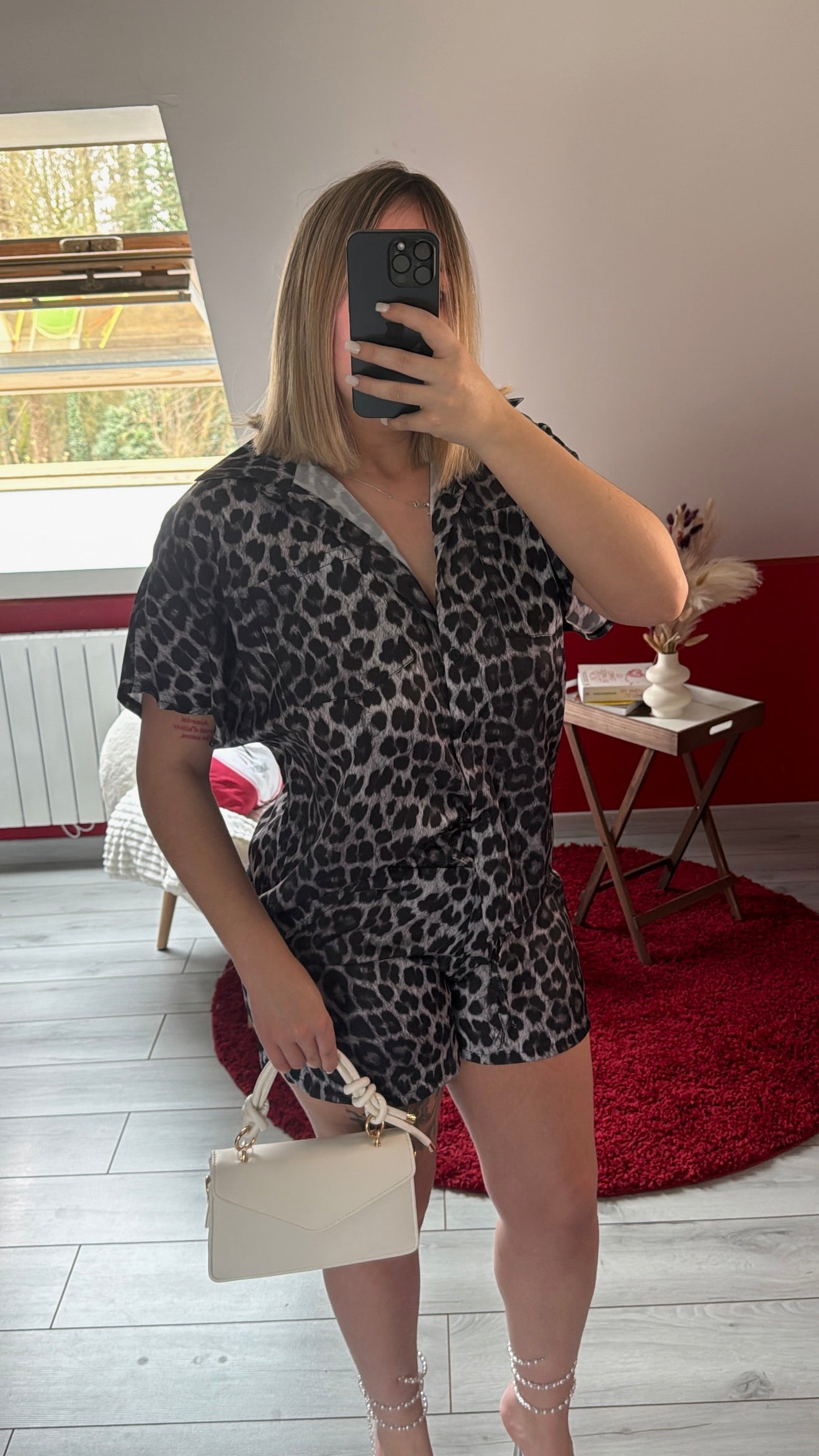 ENSEMBLE SHORT LÉOPARD - MaisonKLLY