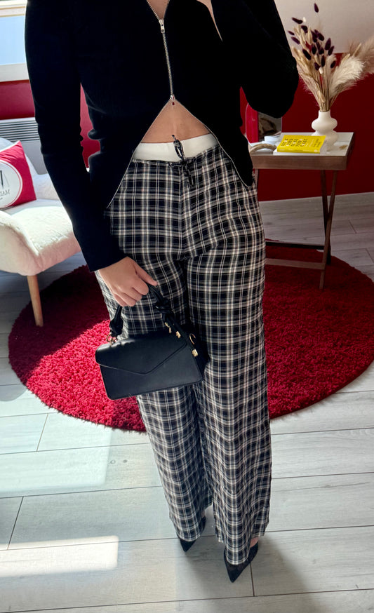 PANTALON À CARREAUX - MaisonKLLY