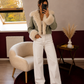 VESTE EN JEANS FOURRÉE - MaisonKLLY