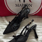 TALONS RESILLA NOIR - MaisonKLLY