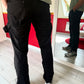 JEANS NOIR STYLE CARGO - MaisonKLLY