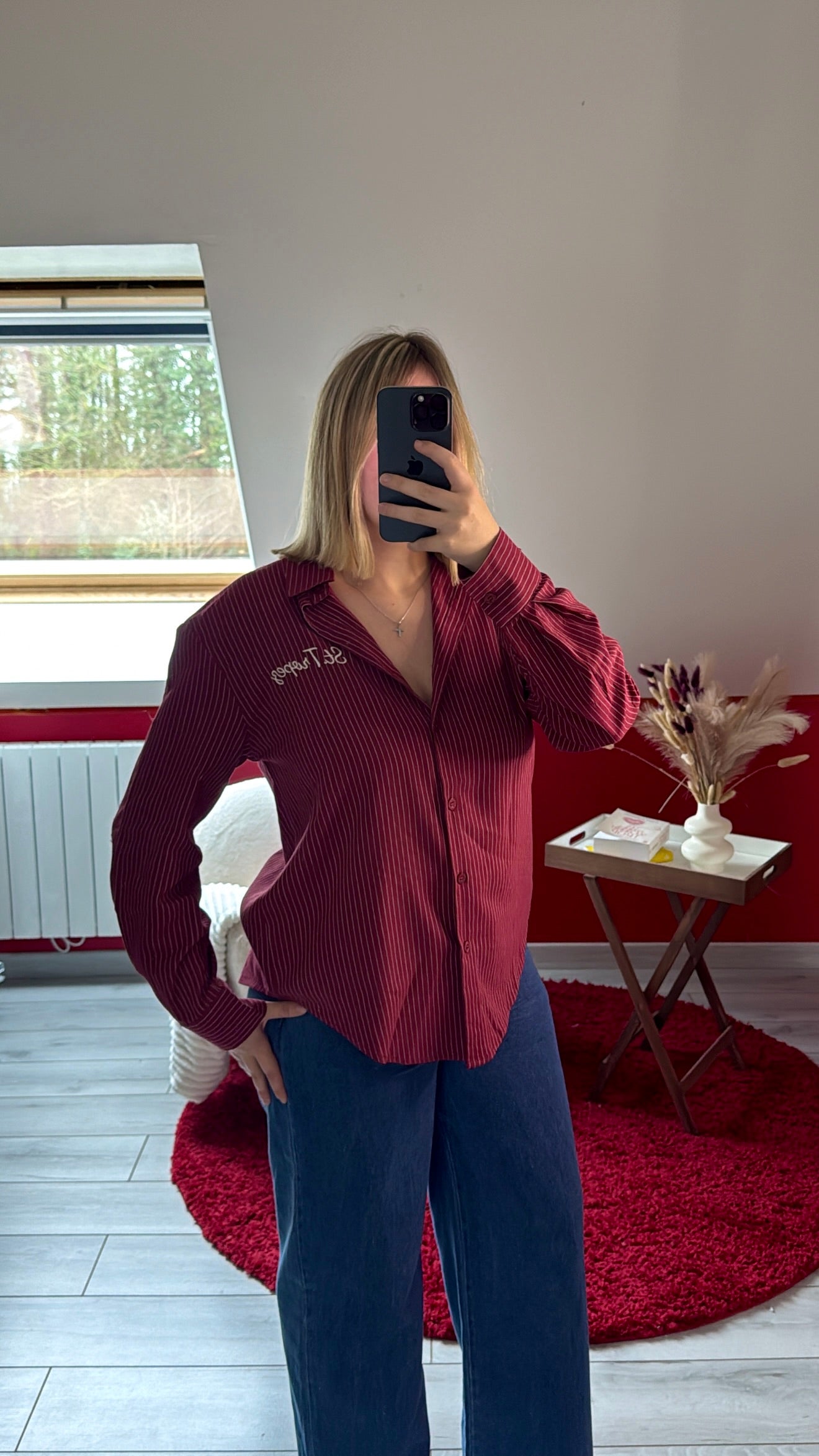 CHEMISE BORDEAUX ST-TROPEZ - MaisonKLLY