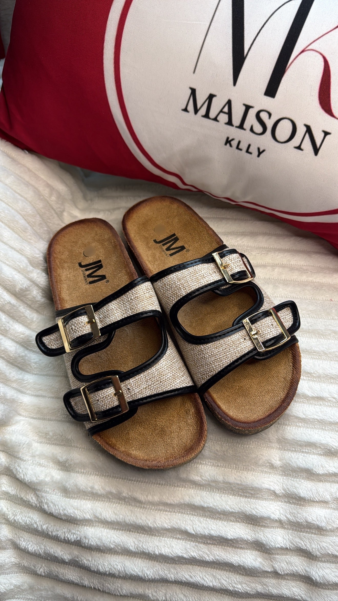 CLAQUETTES BONNA NOIR - MaisonKLLY