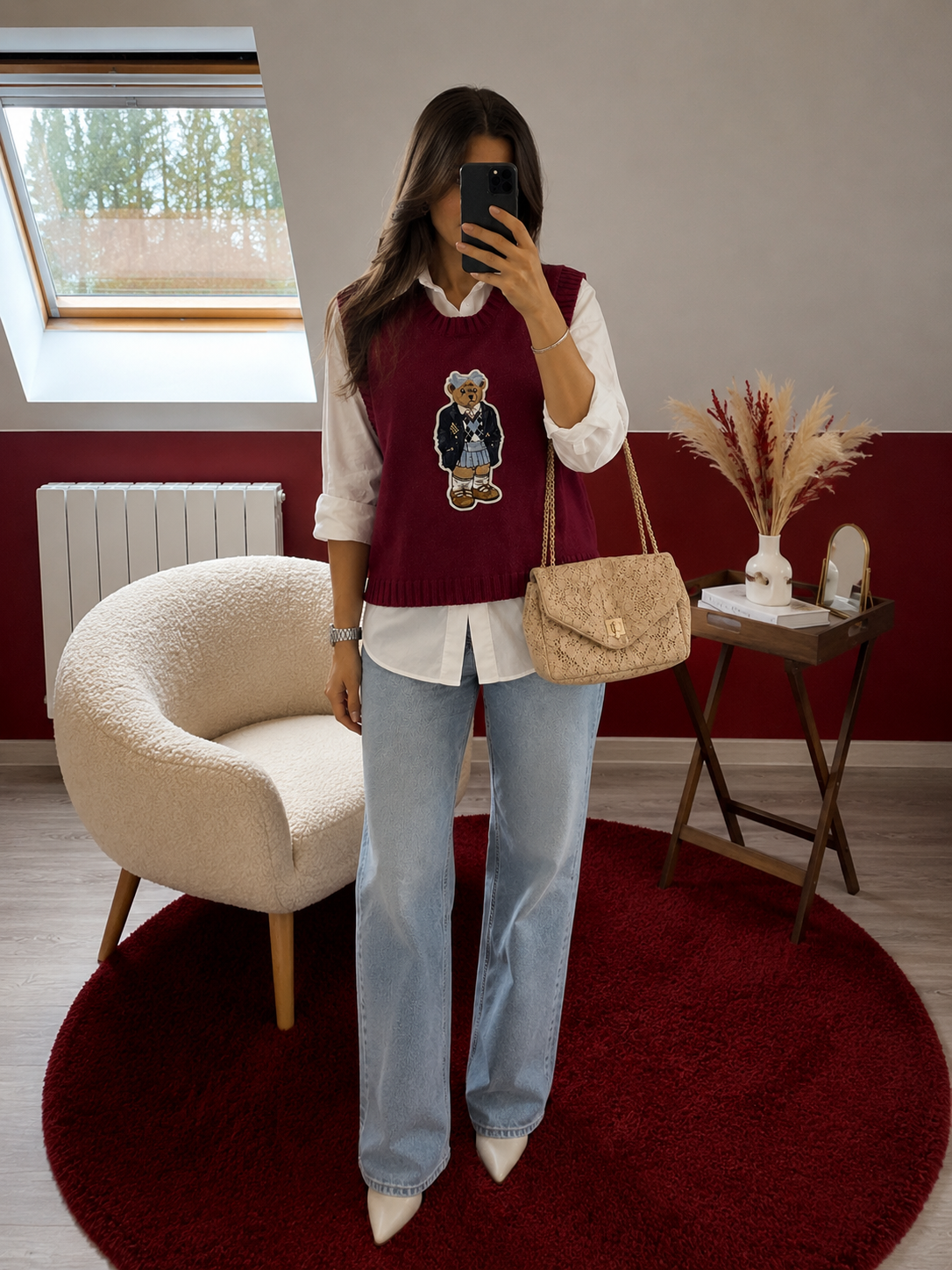 PULL SANS MANCHE OURS (plusieurs couleurs) - MaisonKLLY