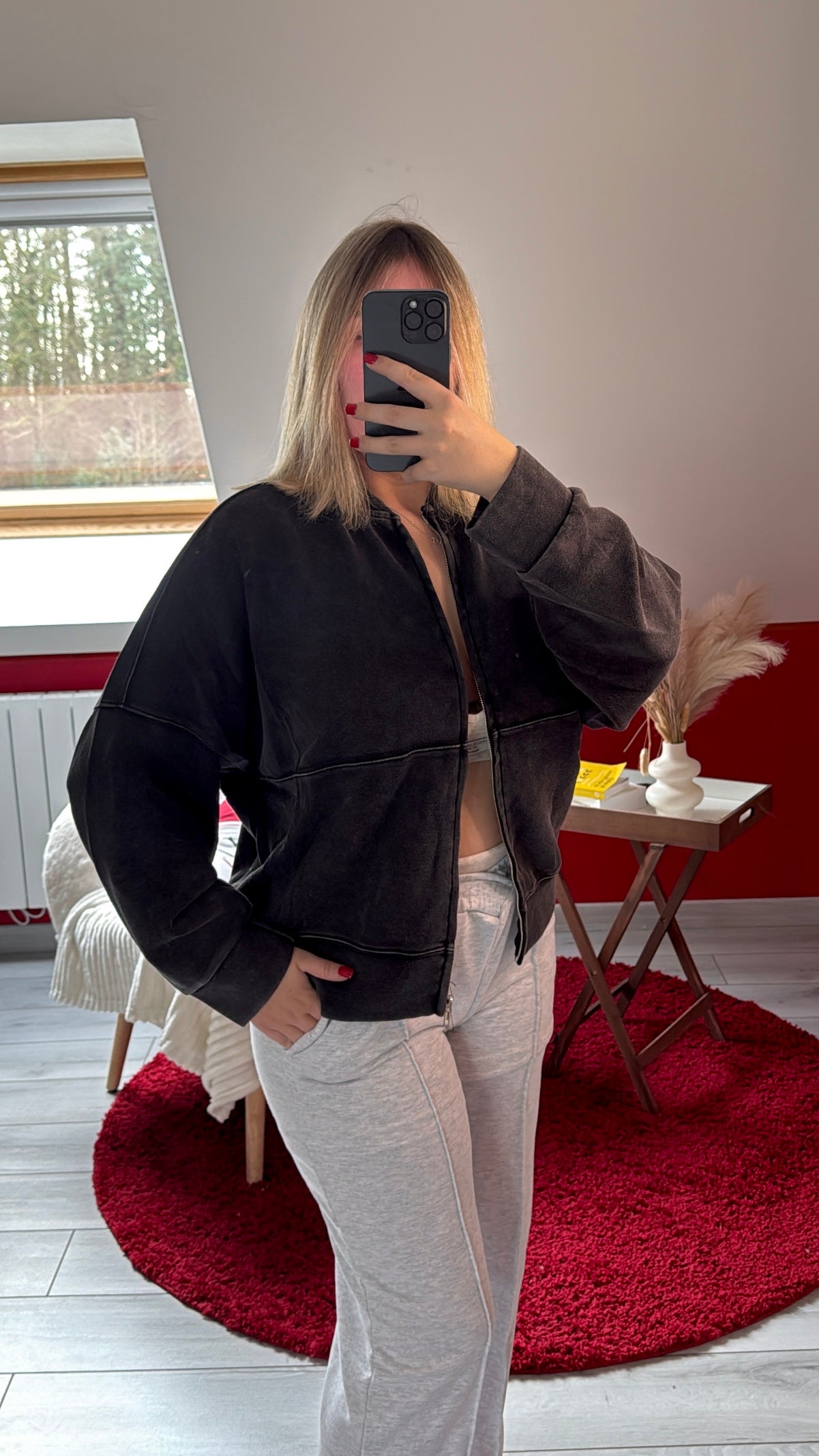 GILET NOIR EN COTON - MaisonKLLY