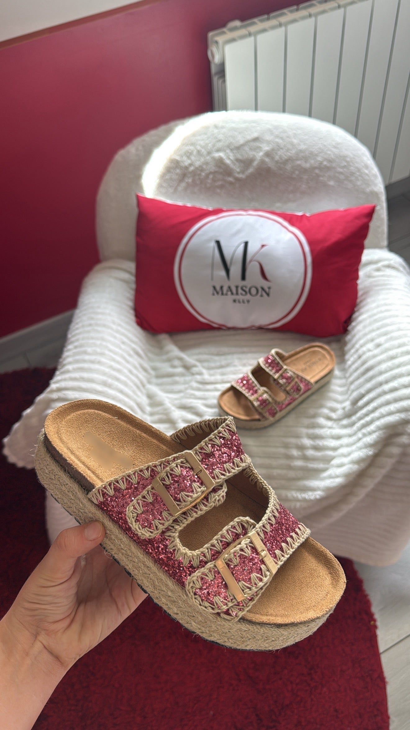 CLAQUETTES ROSA - MaisonKLLY
