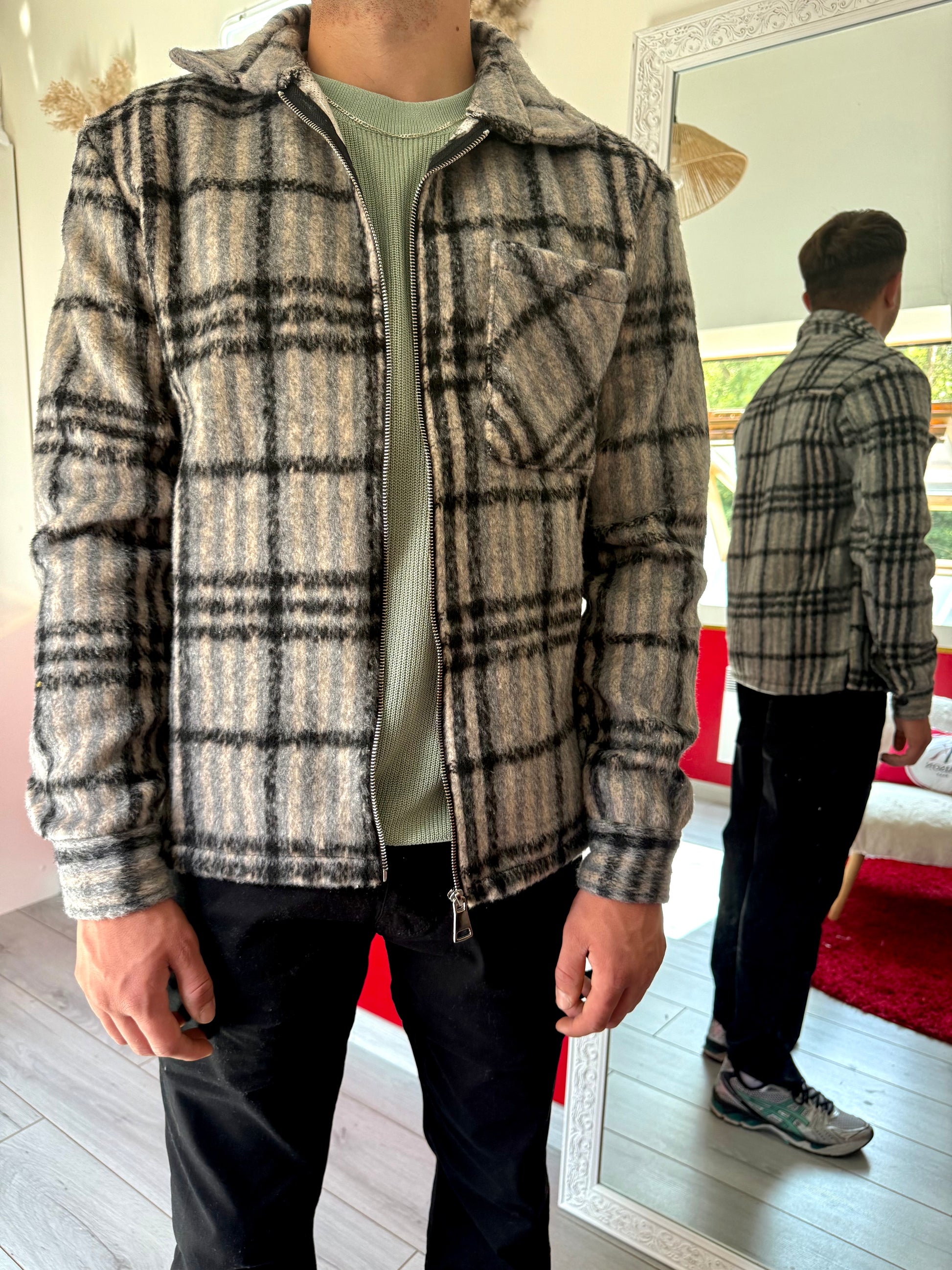 VESTE À CARREAUX - MaisonKLLY