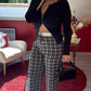 PANTALON À CARREAUX - MaisonKLLY