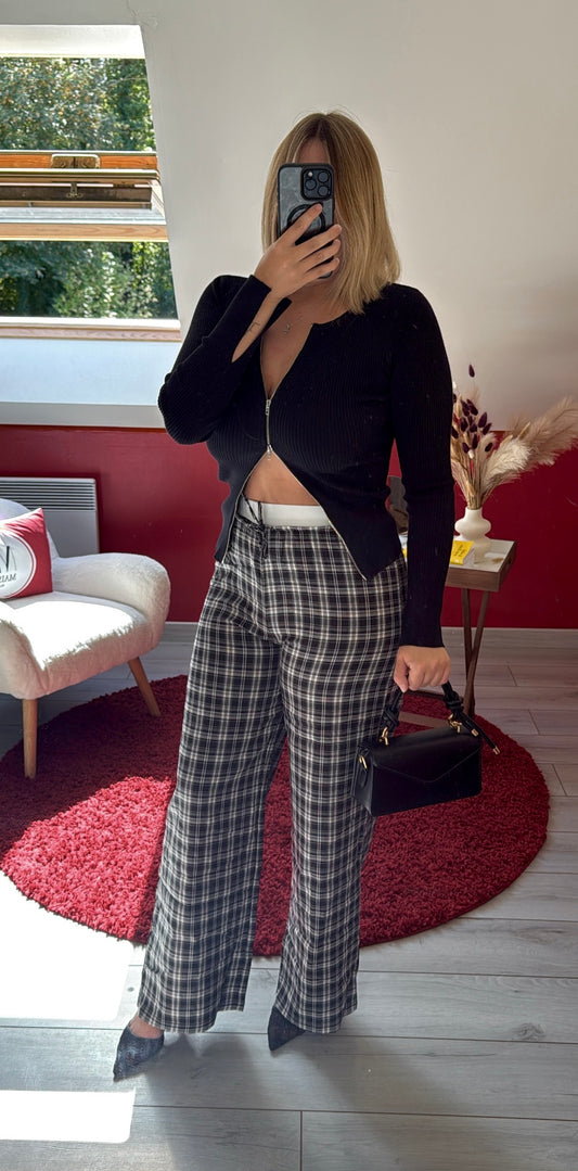 PANTALON À CARREAUX - MaisonKLLY