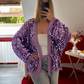 KIMONO SEQUIN PORTEFEUILLE VIOLET - MaisonKLLY