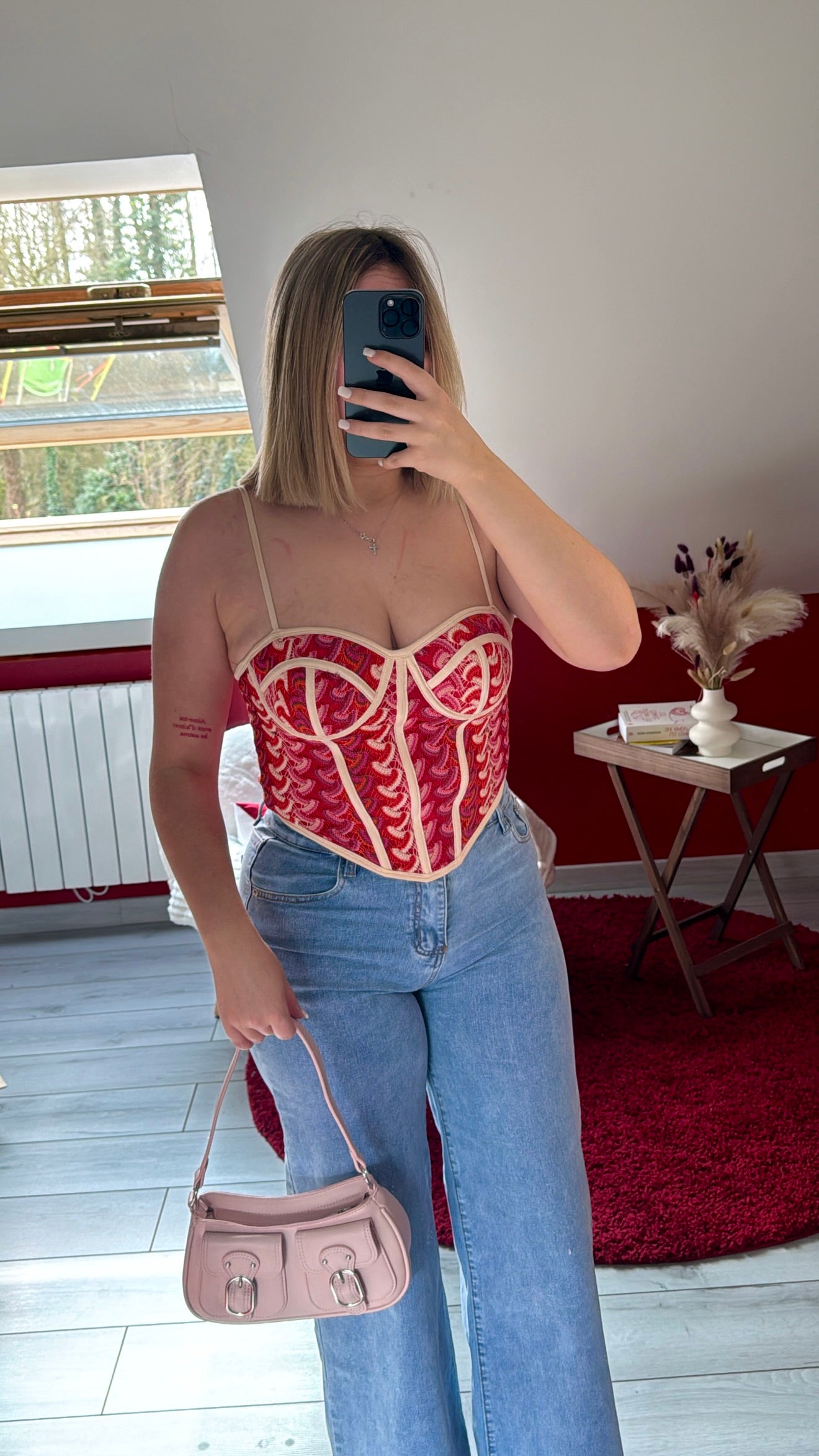 BUSTIER ROUGE - MaisonKLLY