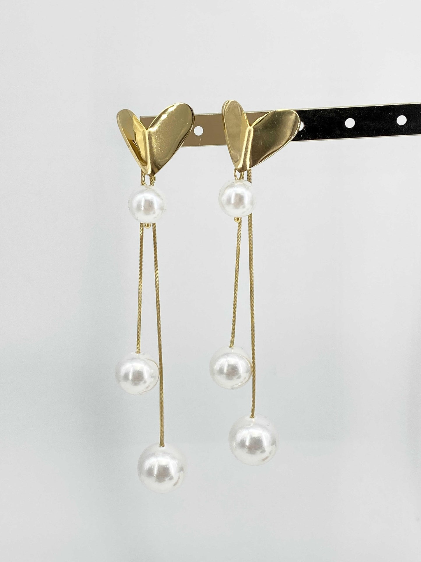 BOUCLES D’OREILLES CŒUR OR - MaisonKLLY